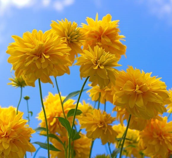 Rudbeckia laciniata 'Hortensia'  Fidanı 50 cm