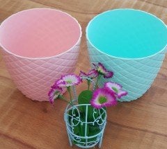 2 Adet Kesme Saksı Her Renk 0,75 Litre