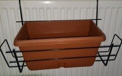 Balkon Saksı Demir Askılık 4 Saksılık